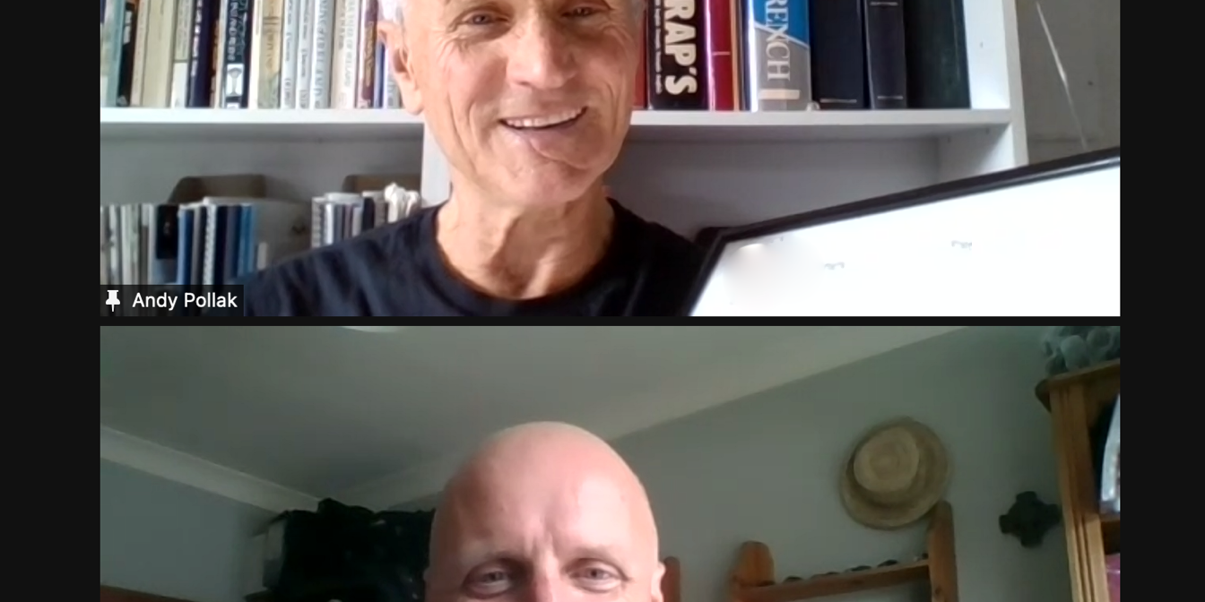 The Rev Dr Laurence Graham, Superintendent Minister of DCM, received the award on behalf of the church, presented 'virtually' by Andy Pollak, acting chair of Places of Sanctuary Ireland at a recent Sanctuary in Faith networking event via Zoom (14 October 2021)